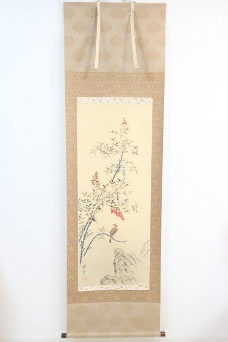 Kakejiku  (hanging scroll) - Nanten  - Papier -, Antiek en Kunst, Antiek | Overige Antiek