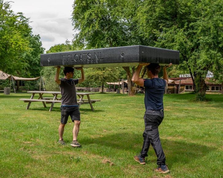 Lichtgewicht Werkvlot / Werkponton Kopen of Huren 300x124 cm, Watersport en Boten, Overige Watersport en Boten, Nieuw, Verzenden