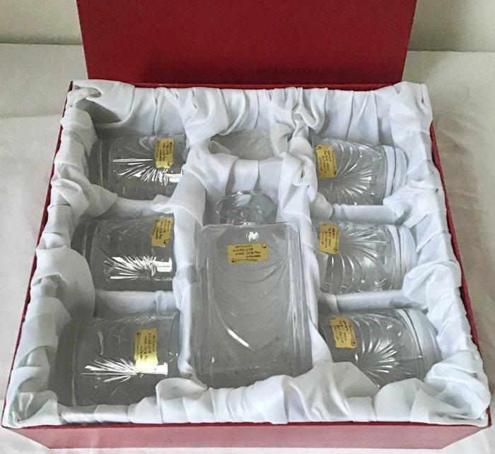 Artisanat de LORRAINE CRISTAL+ 24% Pbo taille main -, Antiek en Kunst, Antiek | Meubels | Tafels