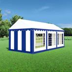 Partytent 3x6 PVC - Classic | Blauw / wit, Tuin en Terras, Verzenden, Partytent, Minder dan 4 meter, Nieuw