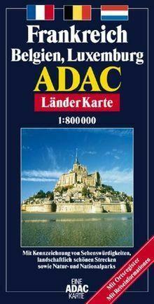 ADAC Karte, Frankreich, Belgien, Luxemburg  Book, Livres, Livres Autre, Envoi