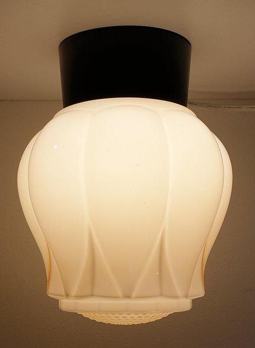 Thabur - Lampe à suspendre - Fleur - Opaline, Antiek en Kunst, Kunst | Designobjecten