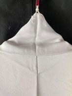 Grijze en paarse bloemmotief kimono en bezoekjurk van 100%