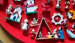 Kerstversieringen (75) - Hout - 75 vintage kerstfiguren, Nieuw