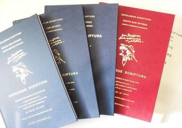 Catalogues Scriptura - 4x C + B - 5 Albums - Beperkte oplage beschikbaar voor biedingen