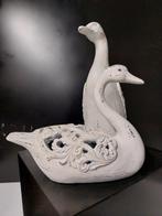 Beeld, set of 2 ducks - 30 cm - Hout, Antiek en Kunst