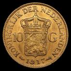 Nederland. Wilhelmina. 10 Gulden 1917, Postzegels en Munten, Munten | Nederland