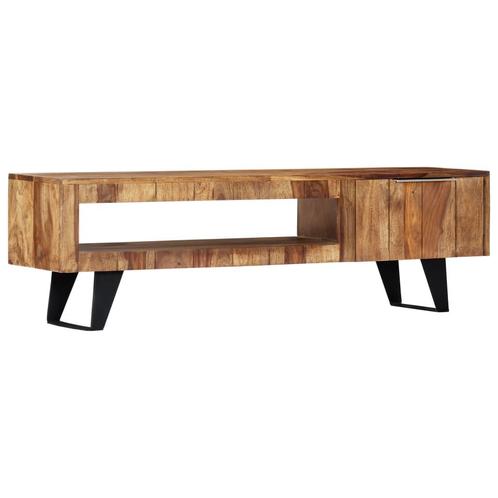 vidaXL Tv meubel 140x30x40 massief sheeshamhout, Huis en Inrichting, Kasten |Televisiemeubels, Nieuw, Verzenden