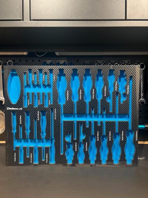 Datona Foam inlay voor 25-delig schroevendraaierset met, Doe-het-zelf en Bouw, Gereedschap | Handgereedschap, Ophalen of Verzenden