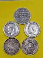 Rusland. 5 stuks zilver 1818 tot 1922 (Zonder Minimumprijs)