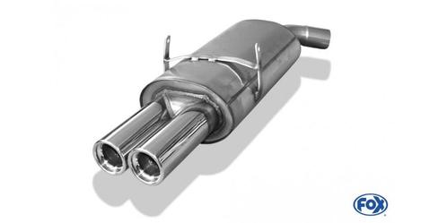 FOX BMW E36 318is einddemper Ø63.5 - 2x76 type 13, Auto-onderdelen, Uitlaatsystemen, Nieuw, Verzenden