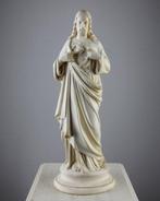Beeldje - Jezus met Heilig Hart - Gips