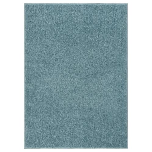 vidaXL Tapis à poils courts 140x200 cm Bleu, Maison & Meubles, Ameublement | Tapis & Moquettes, Neuf, Envoi