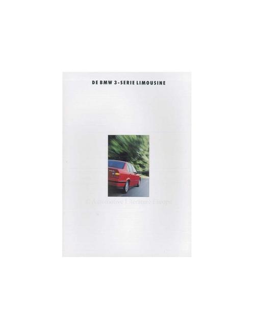 1992 BMW 3 SERIE BROCHURE NEDERLANDS, Livres, Autos | Brochures & Magazines, Enlèvement ou Envoi