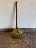 Poêle - Bois, Cuivre, Laiton - Bed stoof, Antiek en Kunst