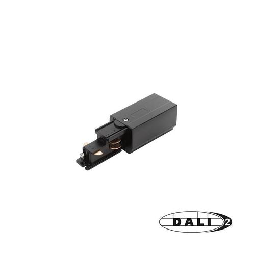 Luxar 3-Fase Rail DALI Power Connector Rechts Zwart, Huis en Inrichting, Lampen | Plafondlampen, Nieuw, Verzenden