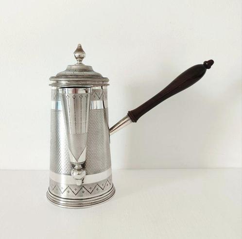 Francisco A.M. - Vase avec couvercle - Argent 750 - Meuble, Antiek en Kunst, Antiek | Zilver en Goud