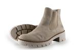 Rieker Chelsea boots in maat 42 Beige, Kleding | Dames, Schoenen, Verzenden, Beige, Overige typen, Zo goed als nieuw