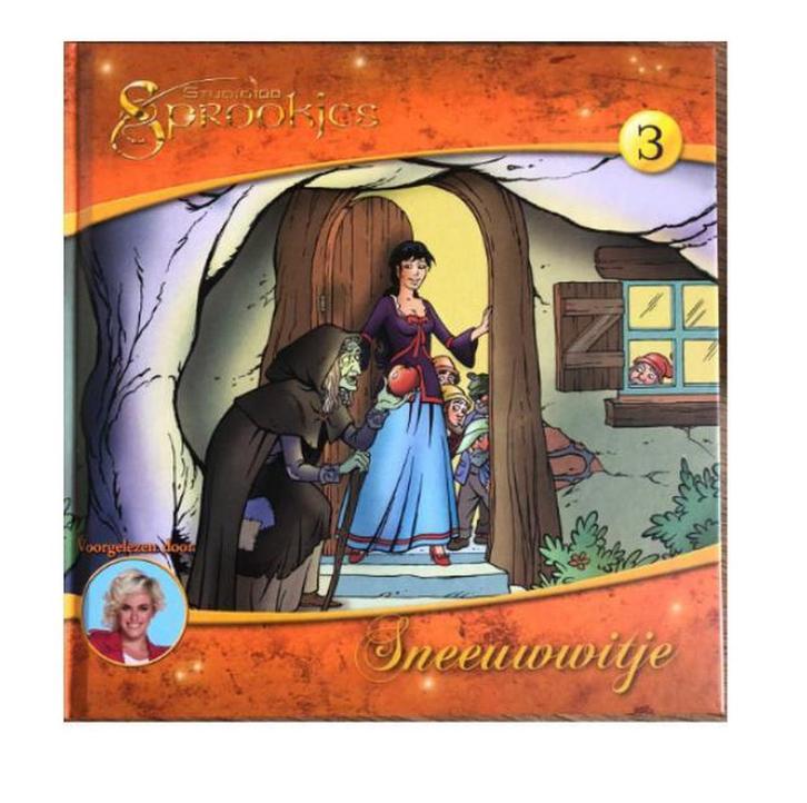 sneeuwwitje sprookjes luister CD met boek 20 x 20 cm |, Boeken, Hobby en Vrije tijd, Zo goed als nieuw, Verzenden