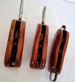 Katrollen (3) - Viool katrollen - Hout, IJzer, Antiek en Kunst
