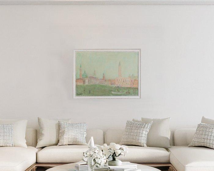 Lyne Seybel (1919-2009) - Giardini, Venise, Antiek en Kunst, Kunst | Schilderijen | Klassiek