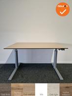 Gispen TM Bureau - Slinger verstelbaar - 120x80 - zilvergrij, Ophalen of Verzenden, Bureau