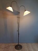 Staande lamp - Berliner - Messing, Glas, Antiek en Kunst