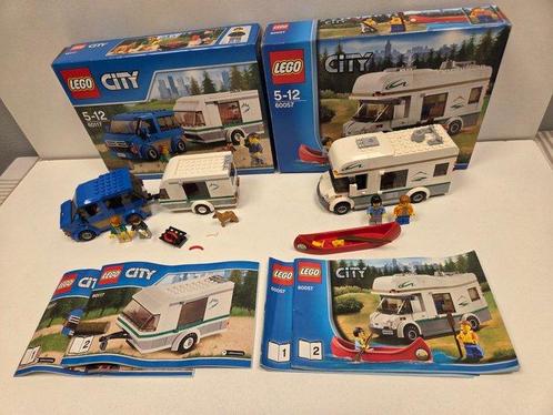 Lego Set - Ville - LEGO City Busje & Caravan 60117 +Camper, Kinderen en Baby's, Speelgoed | Duplo en Lego