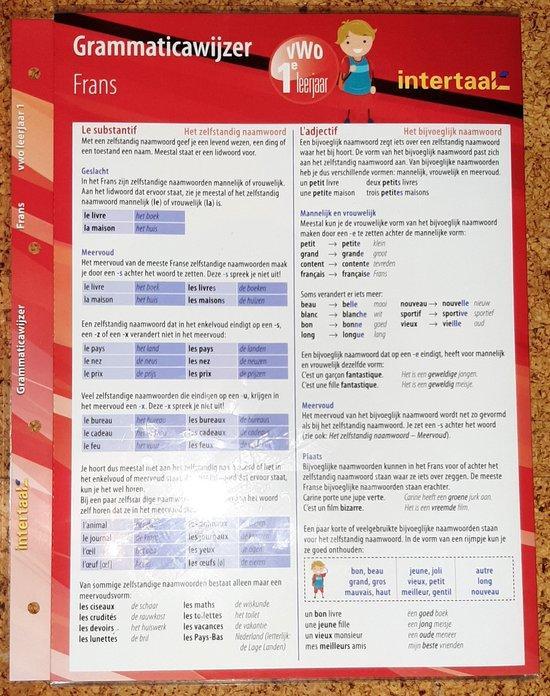 Grammaticawijzer Frans VWO 1 uitklapkaart 9789460308963, Boeken, Schoolboeken, Gelezen, Verzenden