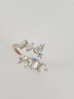 Ring - 18 karaat Geel goud - 0.87ct. tw. Diamant, Nieuw