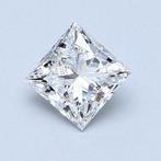 1 pcs Diamant - 1.02 ct - Prinses - J - SI1, Nieuw