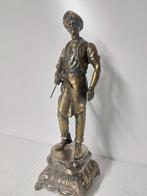 Beeld, werkman - 50 cm - Zamak, Antiek en Kunst