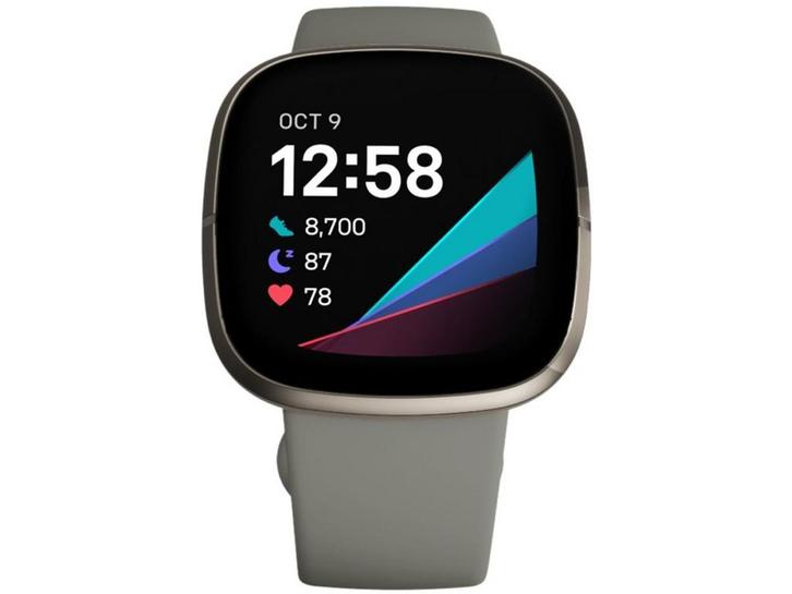 Fitbit Sense - Smartwatch - Stressmeting en huidtemperatuur, Handtassen en Accessoires, Smartwatches, Zo goed als nieuw, Verzenden