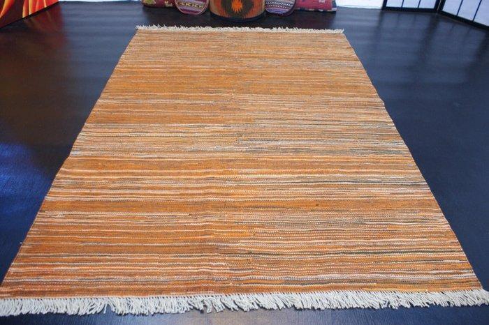 Handgeweven Turkije Kelim tapijt wol nieuw - Tapijt - 185 cm, Antiquités & Art, Curiosités & Brocante