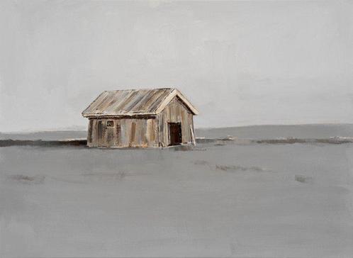 Matthieu van Riel - Old Barn, Antiek en Kunst, Kunst | Schilderijen | Modern