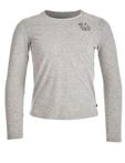 River Woods Girls Basic T-shirt In Katoen - Grey Size: 8