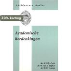 Academische herdenkingen 9789075847079 H.G.L. Peels, Boeken, Verzenden, Zo goed als nieuw, H.G.L. Peels