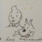 Hergé - Dessin original dédicacé, Livres