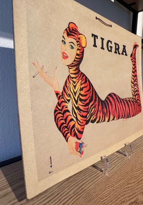 Vanypeco Publisher - Tigra - Panneau - carton, Antiek en Kunst, Antiek | Wandborden en Tegels