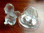 Lalique - Miniatuur figuur - Cherub + Caravelle (2) -, Antiek en Kunst