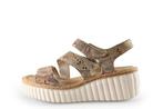 Rieker Sandalen in maat 40 Beige | 5% extra korting, Verzenden, Beige, Sandalen of Muiltjes, Zo goed als nieuw