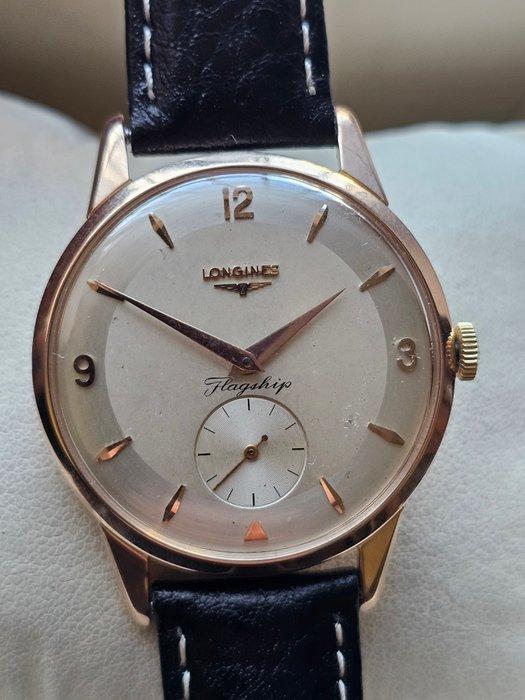Longines - Flagship 18K Solid GOLD cal. 30L - 401 - Heren -, Handtassen en Accessoires, Horloges | Antiek