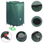 Regenton met Tap 1000L | Retour Deal | Ideaal Tuinwater, Tuin en Terras, Kunststof, Met kraantje, 150 liter of meer, Verzenden
