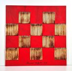 Bernard Aubertin (1934-2015) - Dessin de Feu sur Table Rouge, Antiquités & Art