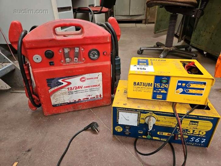 Diverse Batterijladers/ booster (3x) Ceteor, Doe-het-zelf en Bouw, Gereedschap | Overige machines, Ophalen