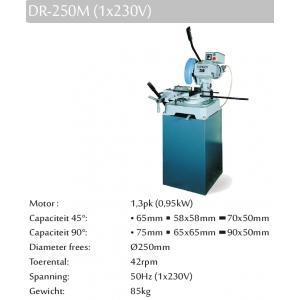 Tenshi dr250m zaagmachine 1.3 pk (0.95 kw)  Ø250 mm 1x230v, Bricolage & Construction, Outillage | Scies mécaniques