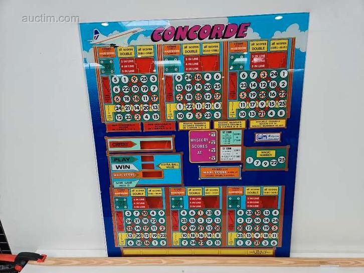 Frontplaat bingo/gokautomaat Wimi Concorde, Collections, Machines | Machines à sous, Enlèvement