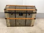 Kist - Hout, Metaal - Amerikaanse reiskoffer
