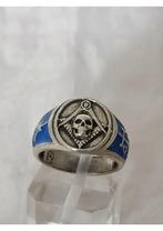 925, argent - Bague - Anneau en argent nisex Masonic, Verzamelen