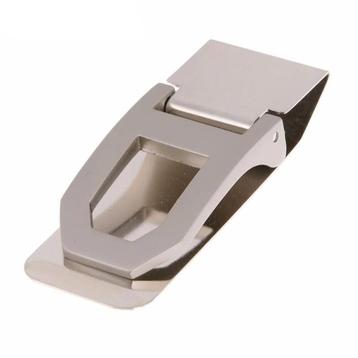 Fako Bijoux® - Geldclip - Moneyclip - RVS - Deluxe - 60x23mm